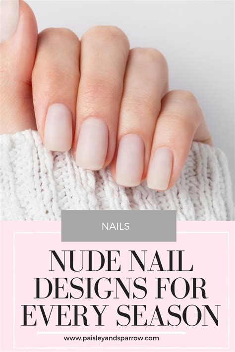 short nude nails|18 Nude Nail Art Ideas That Are Anything But Boring